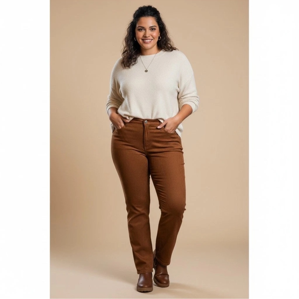 Coldwater Creek Women's Faux Suede Pants